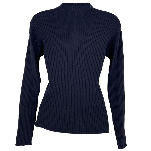 Paper Label ribbed mockneck sweater NWOT - Picture 3 of 6
